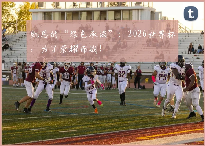 凯恩的“绿色承诺”：2026世界杯，为了荣耀而战！